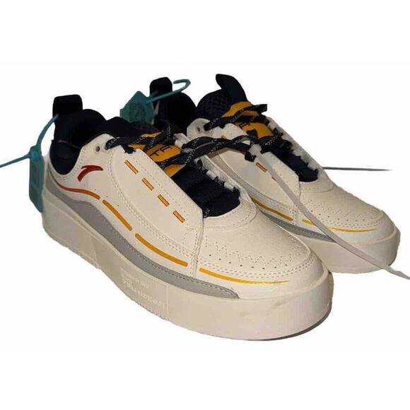 Size 8 - Anta Mens Rare Fashion Shoe White Blue - NEW! “Can’t stop won’t stop “ main image 8